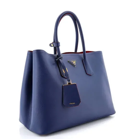 Prada Cuir Double Tote Saffiano Leather #224202P21B - Picture 2 of 7